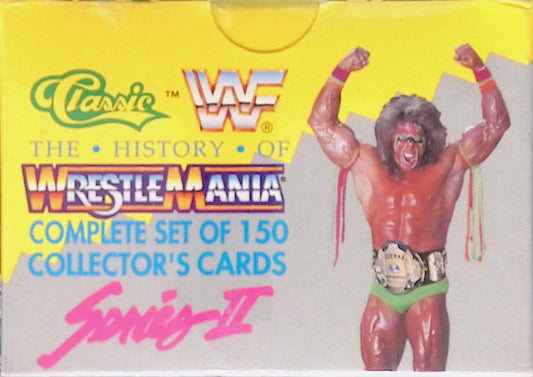 1990 Classic WWF History of WrestleMania Series 2 Complete Set  Factory Sealed