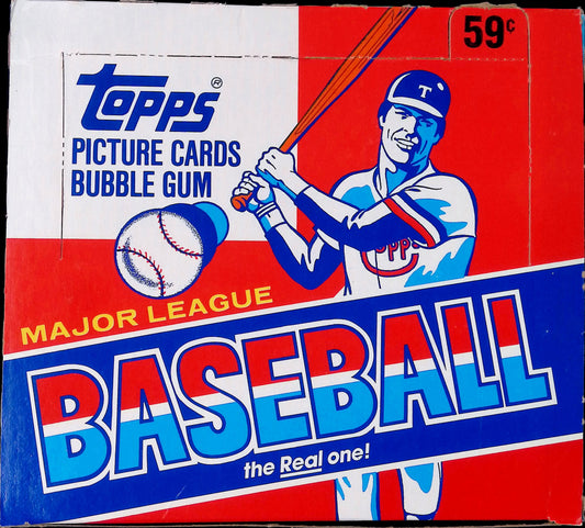 1985 Topps Baseball Cello Pack Box