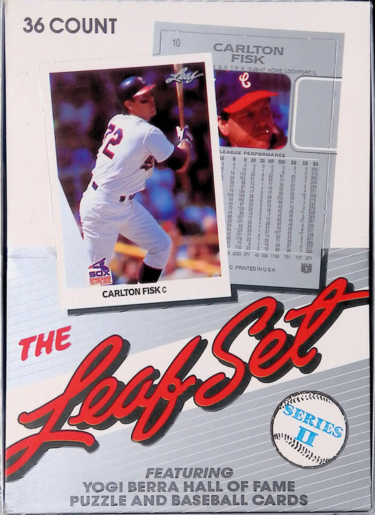 1990 The Leaf Set Baseball Series 2 Box Not Sealed